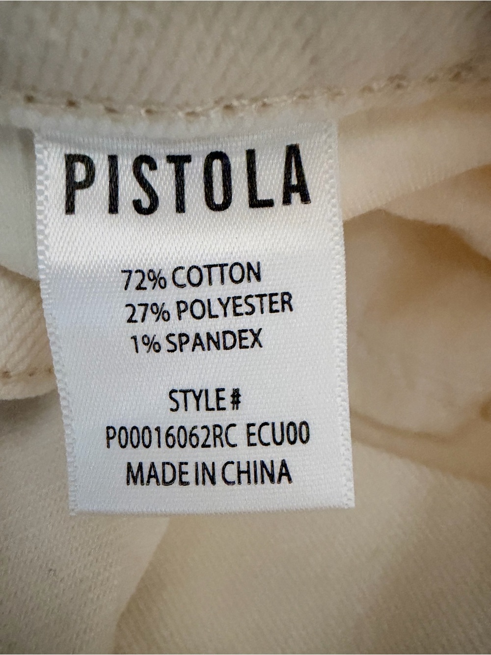 pistola Cream Lana High-Rise Wide-Leg Jeans - Picture 5 of 5